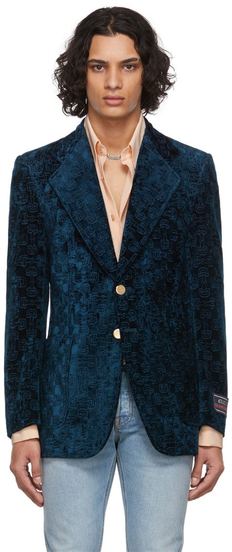 gucci balzer|gucci blue blazer.